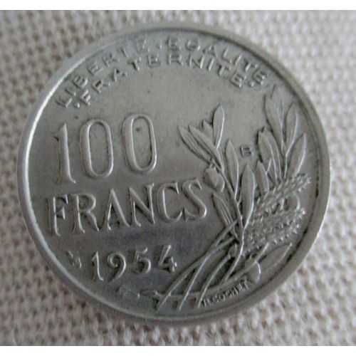100 Francs 1954