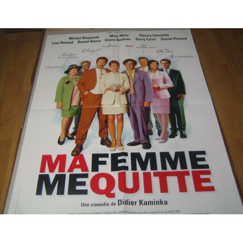 Ma Femme Me Quitte - Thierry Lhermitte - Affiche Cinema Originale