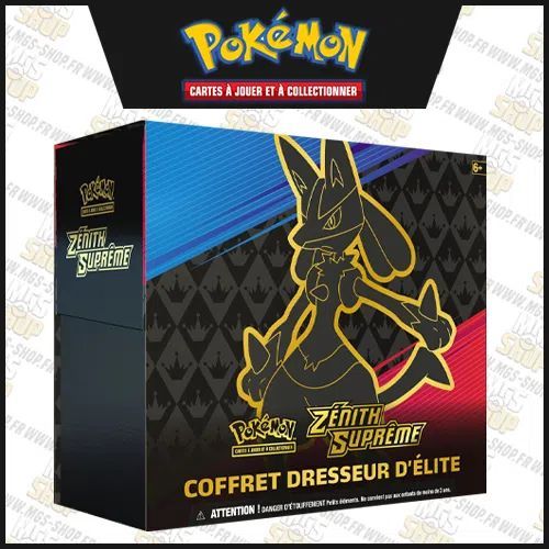Pokémon Coffret Dresseur D¿Élite Etb ¿ Zénith Suprême Eb12.5 Fr