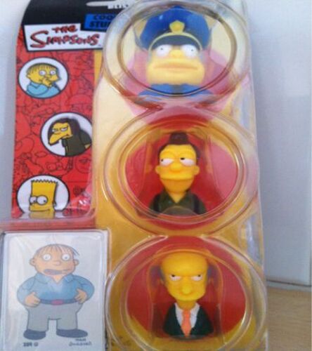 Blister De 3 Figurines Les Simpsons Dracco