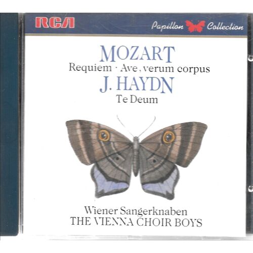 Mozart / J. Haydn (The Vienna Choir Boys) - "Requiem / Te Deum" [Cd Album - 1987]