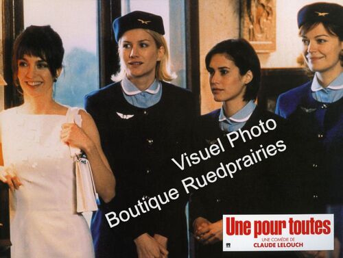 Une Pour Toutes : Jeu De 10 Photos D'exploitation Cinématographique - Format 21x28 Cm - De Claude Lelouch Avec Jean-Pierre Marielle, Anne Parillaud, Marianne Denicourt,  Alessandra Martines - 1999