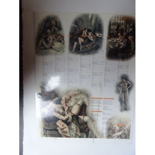 Calendrier 1999 (Meme Datation Que 2021) Illustrations De Bécat