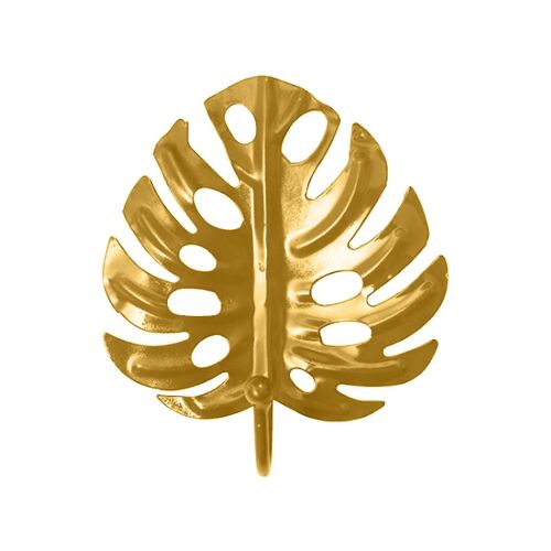 Creative Metal Leaf Hook Cloakroom Entrance Key Rack Without Mark And Nail