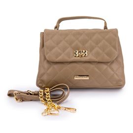 Sac matelassé petit format avec poigné fermeture doré Femme TORRENTE