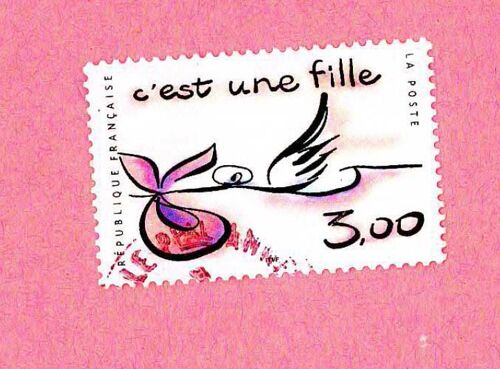 Timbre Oblitéré Used Stamp C¿Est Une Fille France 3,00f 1999 Y&t 3231
