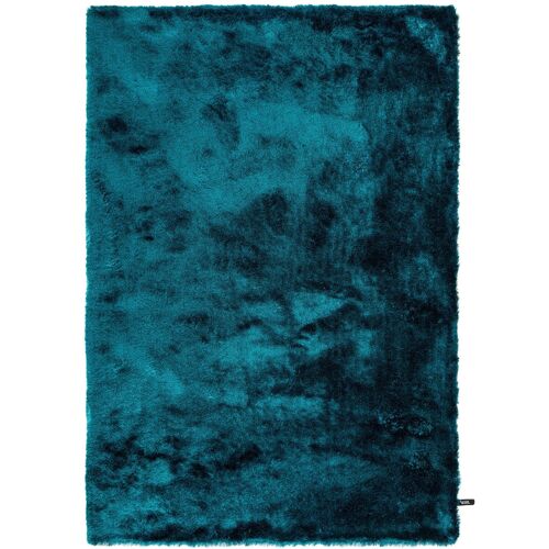 Tapis Shaggy À Poils Longs Whisper Turquoise 200x290 Cm - Tapis Doux Pour Salon