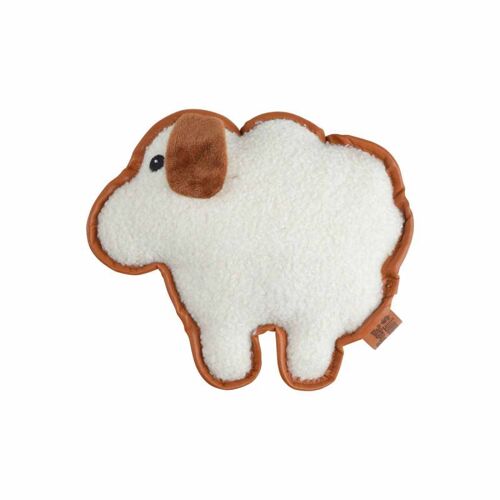 Jouet Peluche Mouton Pour Chien "Wooly" 24cm Écru