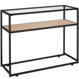 Table Console Kilkenny 100x41x80,5cm - Bois Clair Industriel, Chêne Sonoma
