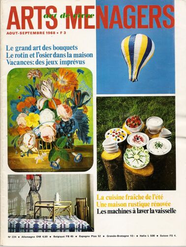 Arts Menagers Art De Vivre N° 224 Du 01/08/1968