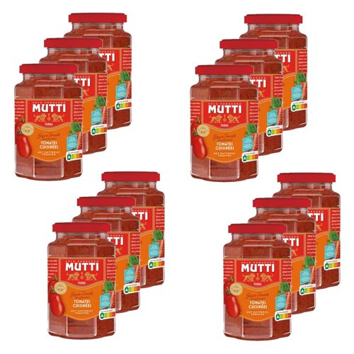 Lot 12x Sauce Tomates Cuisinées - Bocal 400g