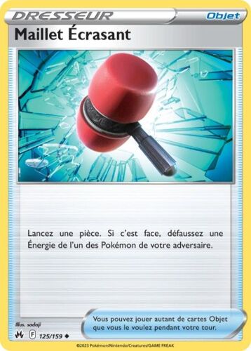 Carte Pokemon Dresseur - Maillet Ecrasant - 125/159 - Eb12,5 Zenith Supreme -
