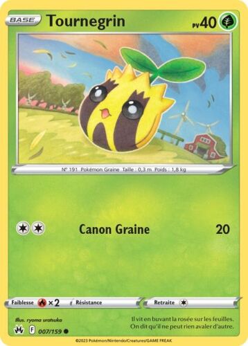 Carte Pokemon - Tournegrin - 007/159 - Eb12,5 Zenith Supreme -