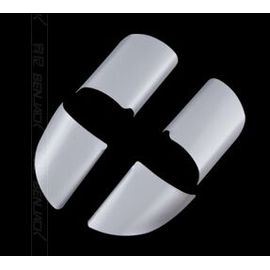 Argent - Couverture De Volant En Acier Inoxydable Pour Ford Focus 2 Mk2, Autocollant De Voiture, Accessoires De Voiture, Haute Qualité, 2005-2011, 2012, 2013