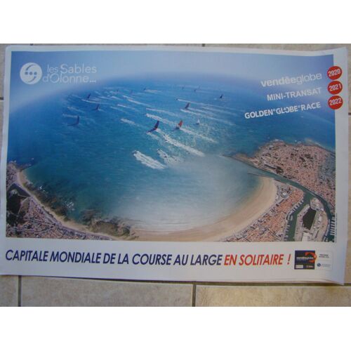 Vendée Globe 2020-2021 L'affiche Officielle Horizontale