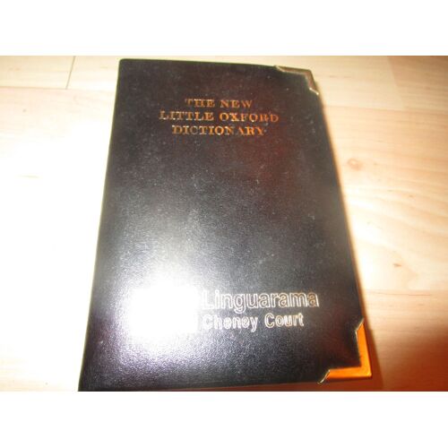The New Little Oxford Dictionary