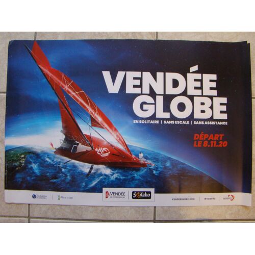 Vendée Globe 2020-2021 L'affiche Officielle Horizontale
