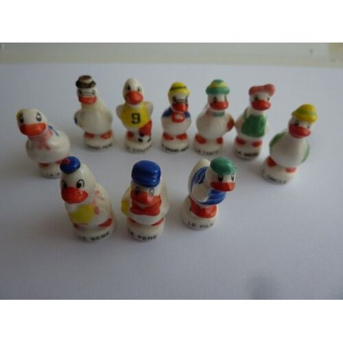 Série De 10 Fèves "Canards Pasquier"