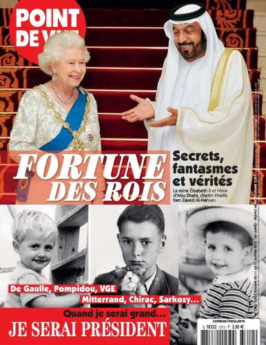 Point De Vue N° 3312  Fortune Des Rois (Secrets, Fantasmes Et Verites)