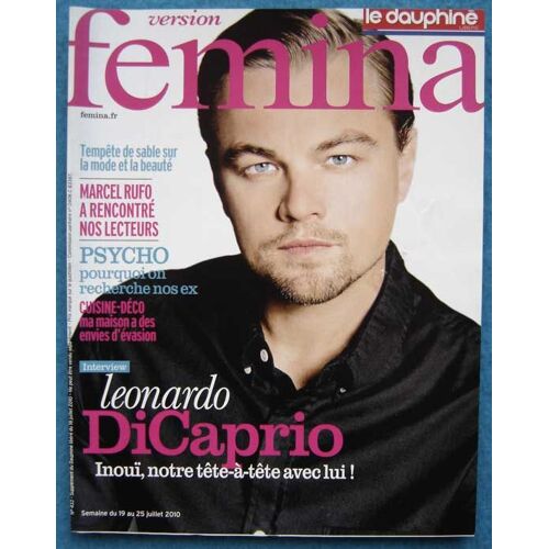 Femina N°433, Coupure De Presse: Leonardo Dicaprio, Film - Inception -
