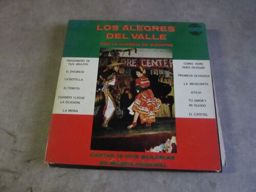 33 Tours Los Alegres Del Valle Con La Alegria De Siempre Cantan 12 Hits Bailables En Musica Regional Ref San Miguel 007 Brazo