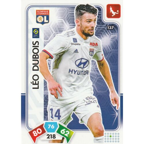 N° 137 - Carte Panini Adrenalyn Xl - Foot 2020 / 2021 - Leo Dubois - Lyon - Olympique Lyonnais