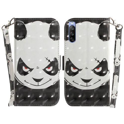 Saturcase Coque Pour Sony Xperia 10 Iii 2021, Beau 3d Motif Pu Cuir Magnétique Flip Portefeuille Support Porte-Carte Protecteur Housse Étui Avec Dragonne Pour Sony Xperia 10 Iii 2021 (Td-3)