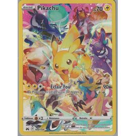 Carte Pokemon - Pikachu - 160/159 - Secrete-Rare - Eb12,5 - Zenith Supreme -