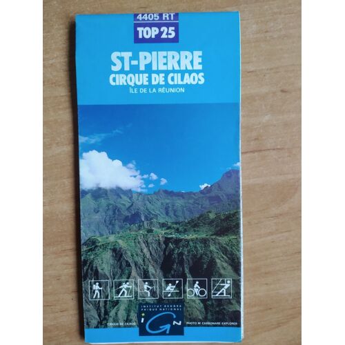 Carte Ign Topographique Du Cirque De Cilaos - Ile De La Réunion - Autour De St Pierre
