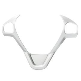 Type C Argent Mat - Autocollant De Garniture De Couvertures De Volant De Voiture, Accessoires Automobiles, Ford New Fi.C. Mk7 2009-2017, Ecosport 2012-2017