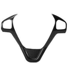 Fibre De Carbone De Type C - Couverture De Volant De Voiture, Autocollant De Garniture, Accessoires Pour Ford New Fiesta Mk7 2009 2017 Ecosport 2012 2017, Nouvel Arrivage
