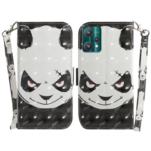 Saturcase Coque Pour Realme 9 Pro, Beau 3d Motif Pu Cuir Magnétique Flip Portefeuille Support Porte-Carte Protecteur Housse Étui Avec Dragonne Pour Realme 9 Pro (Td-3)