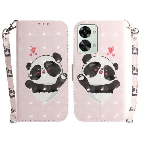 Saturcase Coque Pour Oneplus Nord 2t, Beau 3d Motif Pu Cuir Magnétique Flip Portefeuille Support Porte-Carte Protecteur Housse Étui Avec Dragonne Pour Oneplus Nord 2t (Td-7)