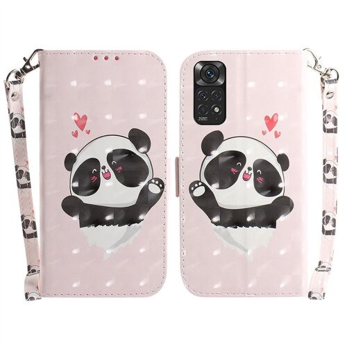 Saturcase Coque Pour Xiaomi Redmi Note 11 / 11s, Beau 3d Motif Pu Cuir Magnétique Flip Portefeuille Support Porte-Carte Protecteur Housse Étui Avec Dragonne Pour Xiaomi Redmi Note 11 / 11s (Td-7)