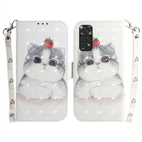 Saturcase Coque Pour Xiaomi Redmi Note 11 / 11s, Beau 3d Motif Pu Cuir Magnétique Flip Portefeuille Support Porte-Carte Protecteur Housse Étui Avec Dragonne Pour Xiaomi Redmi Note 11 / 11s (Td-8)