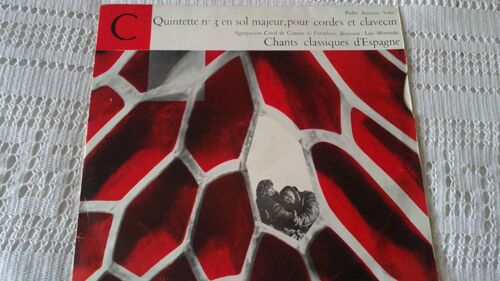 Quintette N°3 En Sol Majeur, Pour Cordes Clavecin/ Chants Classiques D'espagne
