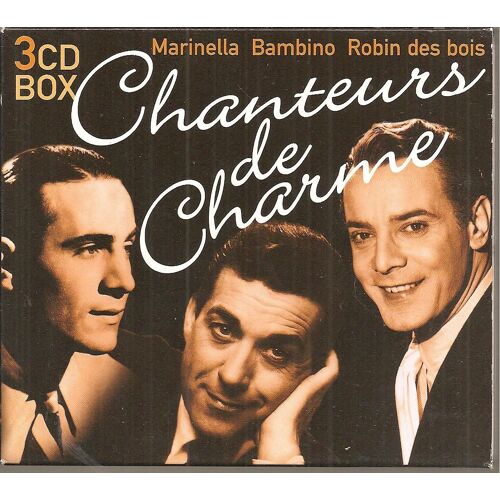 3 Cd Box Chanteurs De Charme : Le Meilleur De Luis Mariano - Le Meilleur De Tino Rossi - Le Meilleur De Georges Guétary