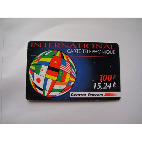 Carte De Telephone International Carte Telephonique Central Telecom