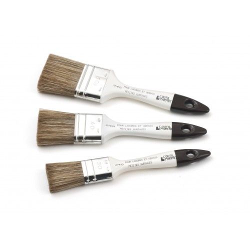 Lot de 3 pinceaux spécial lasure L'OUTIL PARFAIT