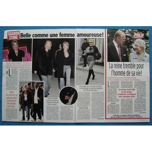 France Dimanche N°3215, Coupure De Presse: Sharon Stone, Duc D'édimbourg