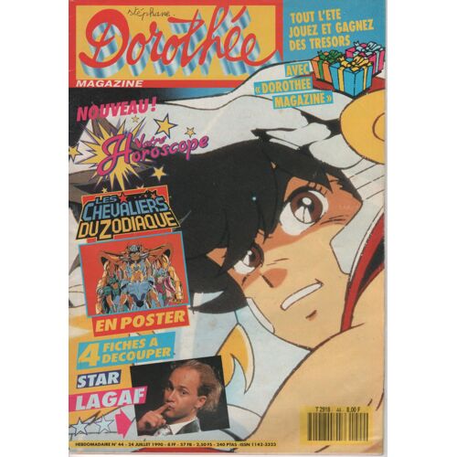 Dorothee Magazine 1990 N° 44 : Lagaf - Ken - Chevaliers Zodiaque Poster - Dragon Ball