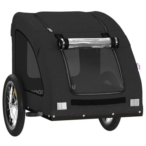 Remorque Chariot Transport De Vélo Pour Animaux De Compagnie Noir Helloshop26 02_0044219
