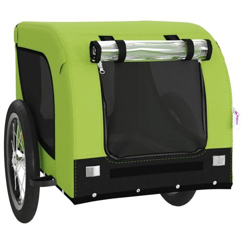 Remorque Chariot Transport De Vélo Pour Animaux De Compagnie Vert Helloshop26 02_0044294