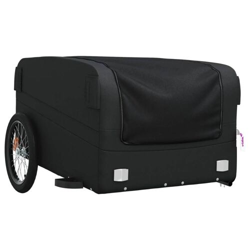 Remorque Chariot Transport De Vélo 45 Kg Fer Noir Helloshop26 02_0044077