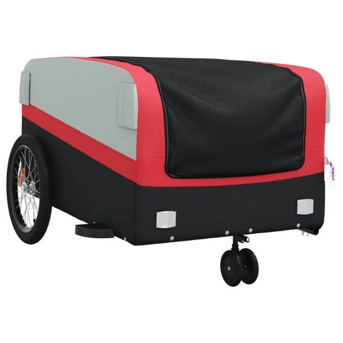 Remorque Chariot Transport De Vélo 45 Kg Fer Rouge Helloshop26 02_0044180