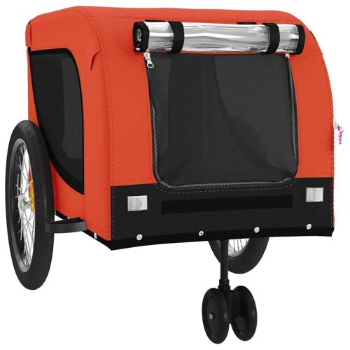 Remorque Chariot Transport De Vélo Pour Animaux De Compagnie Orange Helloshop26 02_0044342