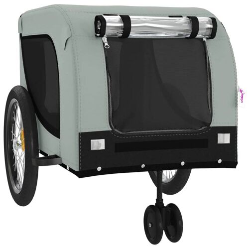 Remorque Chariot Transport De Vélo Pour Animaux De Compagnie Gris And Black Helloshop26 02_0044267