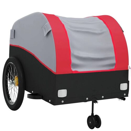 Remorque Chariot Transport De Vélo 45 Kg Fer Rouge Helloshop26 02_0044186