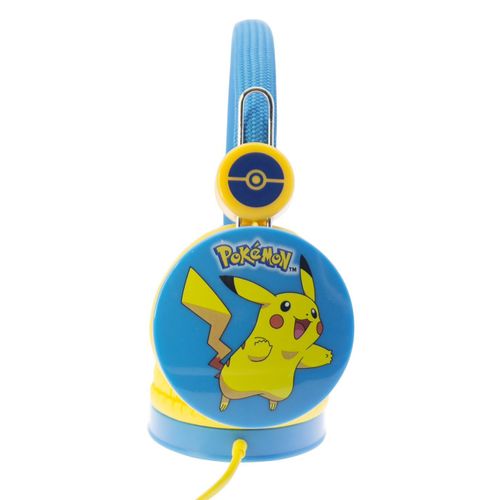 OTL Technologies Pokémon Pikachu Casques Avec fil Arceau Musique Bleu et Jaune