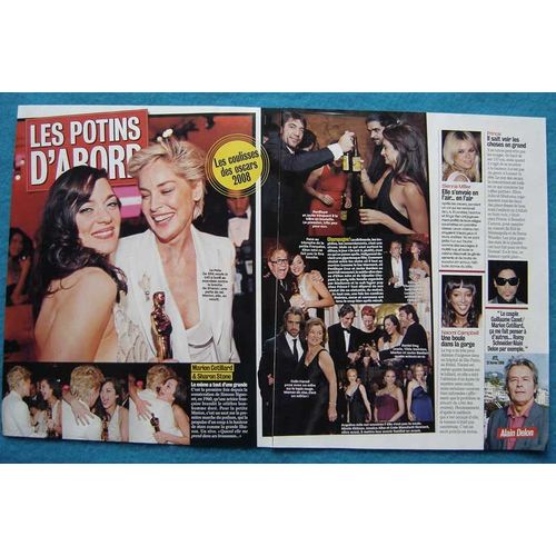 Voici N°1060, Marion Cotillard, Sharon Stone, Elton John, George Clooney Et Autres.